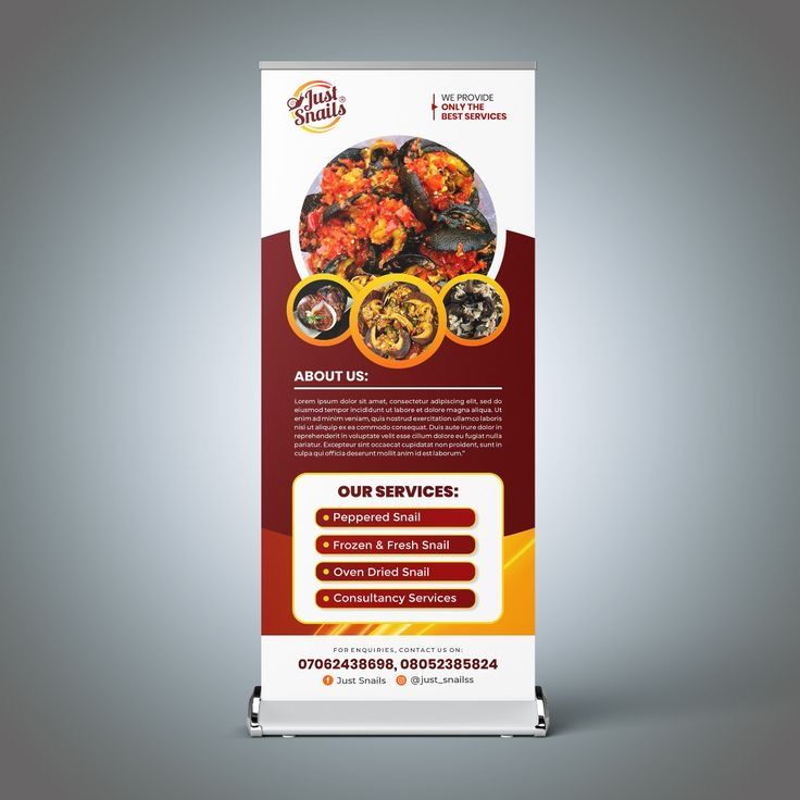 Restaurant Standees